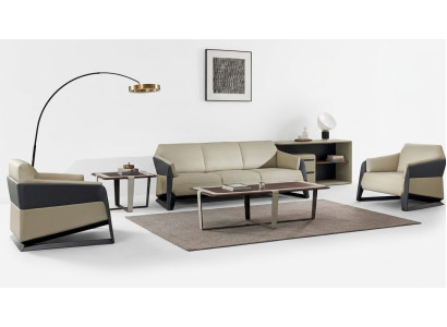 Sofagarnitur 311 Sitzer Set Deko Design Sofas Polster Couchen Leder Relax