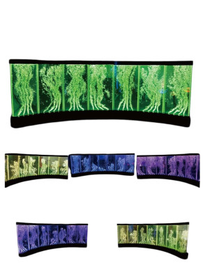 Wandpaneel Wasserblasen LED Wände Designer Wasser Wand Beleuchtete
