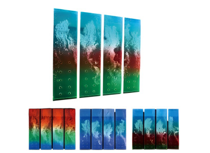 Moderne Trennwand Wasserwand Wände Wasserfall Water Wall Led