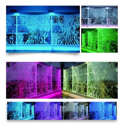 Led Wasser Wand Bar Regal Säule Wassersäulen Theke Regale Trennwand