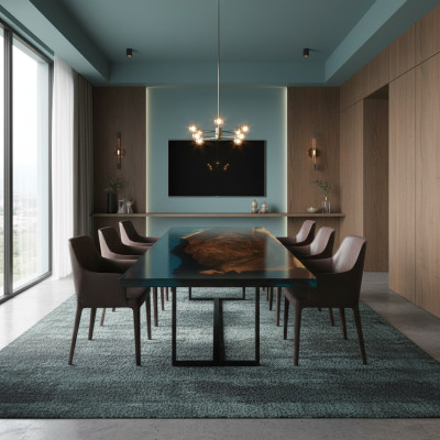 Couchtisch River Table Epoxidharz Massive Tische 121x61 Flusstisch