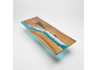 Moderne Tische Esstisch Design Tisch Harz Meer Fluss Möbel 240x90