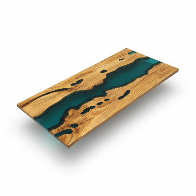 Fluss Tische Esstisch Design Tisch Moderne Möbel 180x80 Epoxid Harz