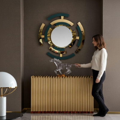 Konsole Kommode Anrichte Wand Dielen Tisch Modern Konsolentisch