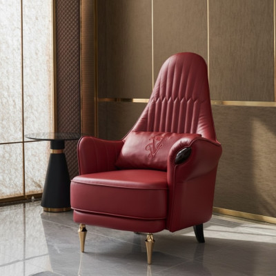 Sessel Design Couch Sofa Relax Lounge Leder Luxus Fernseh Club Polster