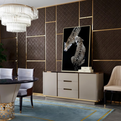 Kommode Holz Schrank Sideboard Wohnzimmer Konsole Wand Schränke