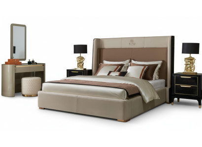 Bett Schlafzimmer Set Design Möbel Luxus Betten 2x Nachttisch 3tlg Bettgestell