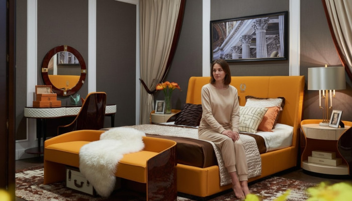 Luxus Schlafzimmer Möbel Bett 2x Nachttisch Set Betten Hotel Möbel 3tlg. Wohnen