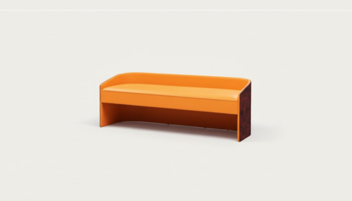 Sitz Polster Bank Polster Sitz Hocker Bank Leder Holz Stil Designer Fußhocker