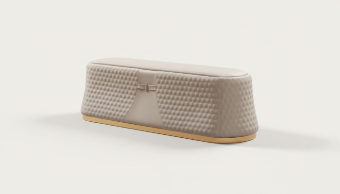 Designer Hocker Fußhocker Beistellhocker Ottomane Chaiselounge Sitzbank