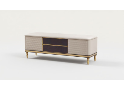 Design Hocker Bank Luxus Pouf Fußhocker Möbel Polsterhocker Sitzhocker