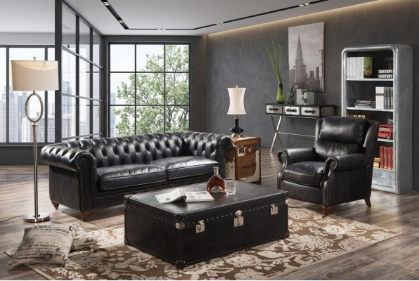 Klassische Chesterfield Couch Sofa Polster Garnitur Couchen Sofas Design
