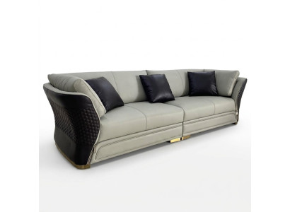 Couch Polster Design Sofa Moderne 4er Sitz Sofas Wohn Zimmer Deko Möbel