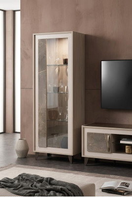 Vitrine Glasschrank Regal Bücherschrank Wohnwand Schrank Möbel Regale Wohnzimmer