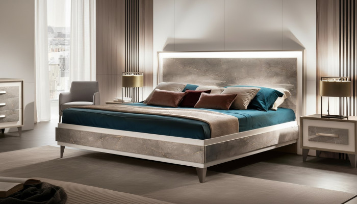 Polsterbett 180x200 Doppelbett Hotel Bett Schlafzimmer Betten arredoclassic
