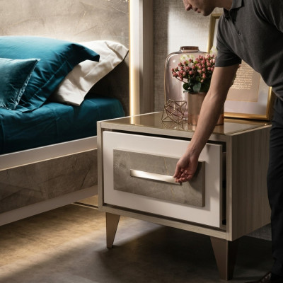 Nacht Tisch Konsole Beistell Schlaf Design Zimmer Tische Konsolen arredoclassic