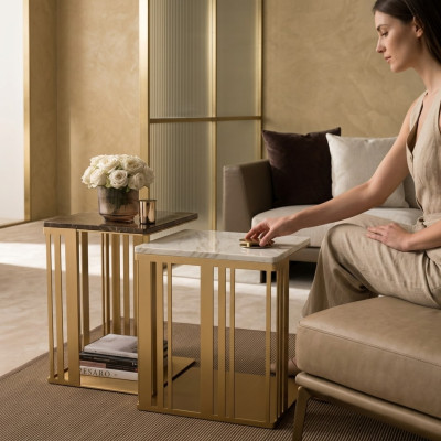 Wohnzimmer Couchtisch Elegant Luxus Design Beistelltische Tisch arredoclassic