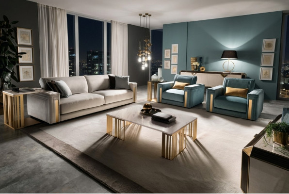 Sofagarnitur 31 Sitzer Set Design Sofa Polster Couchen Couch Luxus arredoclassic