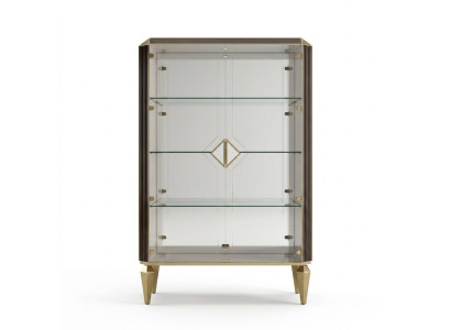 Vitrine Italienische Luxus Möbel Vitrinen arredoclassic Luxus Schrank Glas Neu