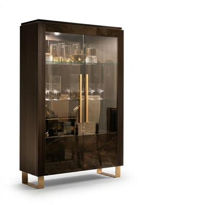 Luxus Vitrine Vitrinen Schrank Schränke Italienische Stil Möbel arredoclassic