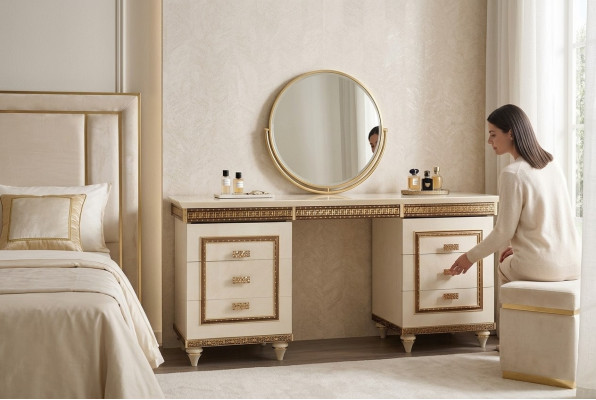 Schminktisch Nachttisch Make-up Tisch Konsole Schlafzimmer Kommode Konsolen Neu