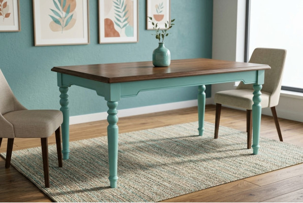 Esstisch Tisch Gruppe Esszimmer Wohnzimmer Garnitur Holz Design Tische 150cm neu