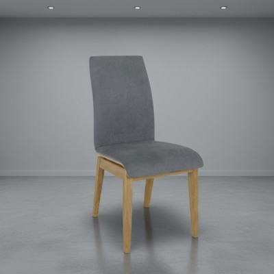 Stuhl Lehnstuhl Polster Stühle Massiv Holz Textil Holz Sessel Leder Neu Lounge