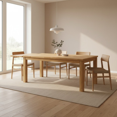 Esstisch Holz Tische Wohn Ess Zimmer Tisch 180x90cm Esstische Massiv Massivholz