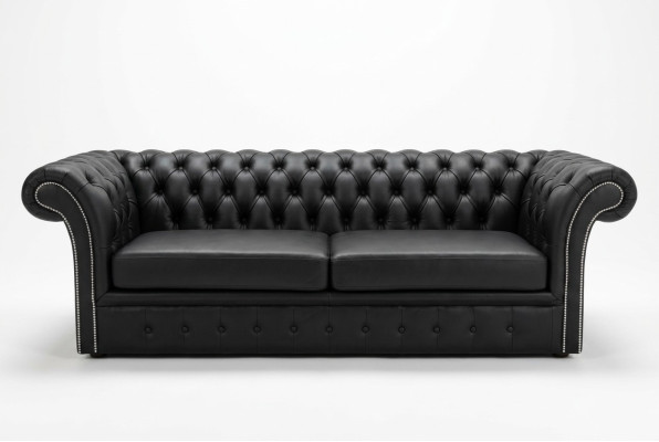 Elegantes Chesterfield Sofa Designer Couch Polster Garnitur Deko Couchen