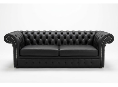 Elegantes Chesterfield Sofa Designer Couch Polster Garnitur Deko Couchen