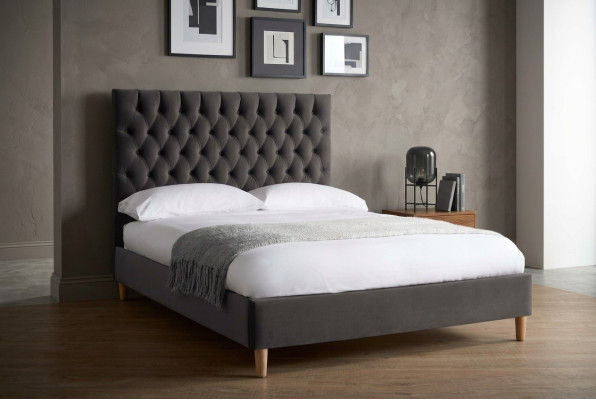 Bett Chesterfield Polsterbett Luxus Doppel Schlafzimmer Designbett Betten