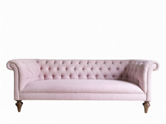 Chesterfield Textil Polster Design Sofa Luxus Couch Klassische Sofa 3 Sitzer Neu