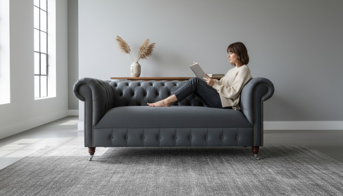 klassische Wohnzimmer Sofa Chesterfield möbel Couch Sitz Polster couchen Sofas