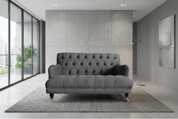 Chesterfield Sofa 2 Sitzer Couch Polster Sofas Couchen Sitz Polster Garnitur Neu