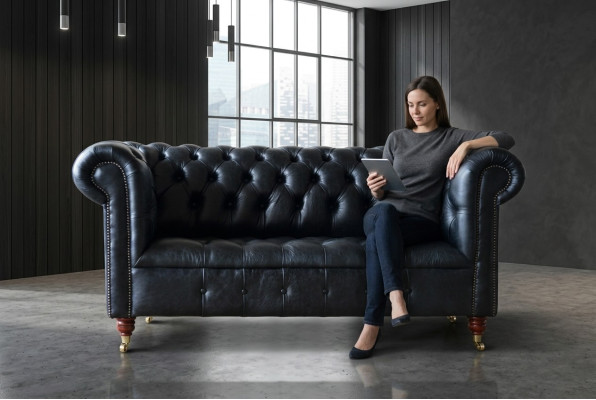 Wohnzimmer Chesterfield klassische möbel Sofa Couch Sofas Sitz Polster couchen