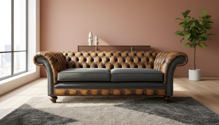 Design Sofa Couch Polster Sofas Couchen Sitz Garnitur Leder 3 Sitzer Dreisitzer