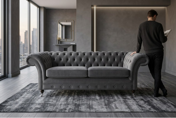 Dreisitzer Couch Polster Design Sofa 3er Sitz Sofas Wohnzimmer Möbel