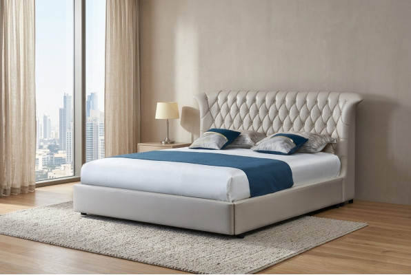 Polsterbett Betten Bett Polster Designer Hotel Chesterfield Luxus Design