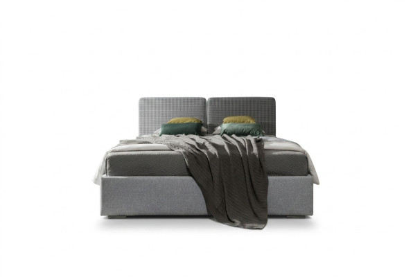 Klassische Designer Bett Schlafzimmer Textil Leder Polster 140x200 Möbel Gestell