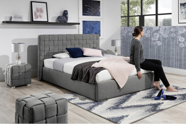 Bett Polster Design Luxus Doppel Hotel Betten Ehe Schlaf Zimmer Neu 200x200cm