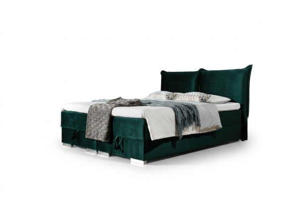 Boxspring Betten Bett Polster Kunstleder Designer Hotel Doppel Luxus Design Neu