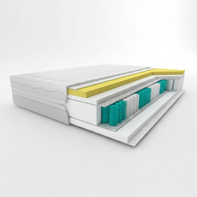 Hochwertige Matratze 7 Zonen Bett Visco Schaumstoff 100x200 Matratzen Luxus 20cm