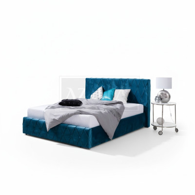 Bett Polster Design Luxus Doppel Hotel Betten Ehe 160 x 200cm Schlaf Zimmer Samt