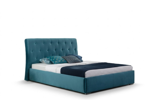 Bett Polster Design Luxus Doppel Hotel Betten 180x200cm Schlaf Zimmer Samt Neu