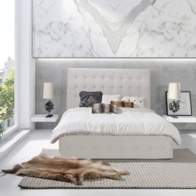 Luxus Schlafzimmer Bett Klassisches Bettgestell Doppel Hotel Betten Graue Möbel
