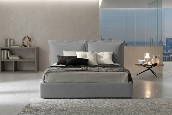 Bett Polster Design Luxus Doppel Hotel Betten 180x200cm Schlaf Zimmer Leder Neu