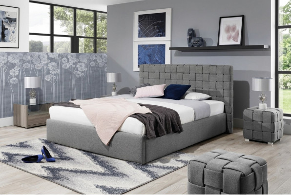 Polster Design Luxus Hotel Betten Textil Modernes Schlafzimmer Bett 140/160/180