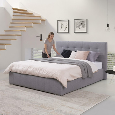 Bettgestelle Bett Schlafzimmer Betten Textil Leder Hotel Luxus Polster Design