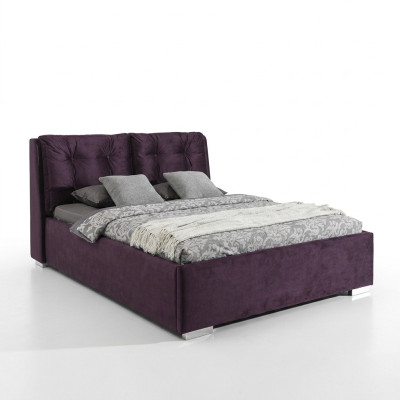 Bett Polster Design Luxus Doppel Hotel Betten 180x200cm Schlaf Zimmer Textil Neu