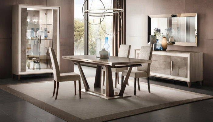 Klassischer Design Esstisch Italienische Stil Möbel Tische Hell Braun